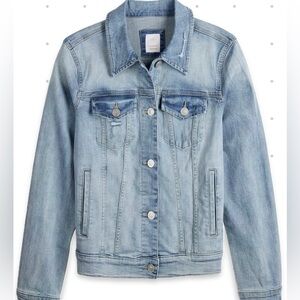 light wash denim jacket